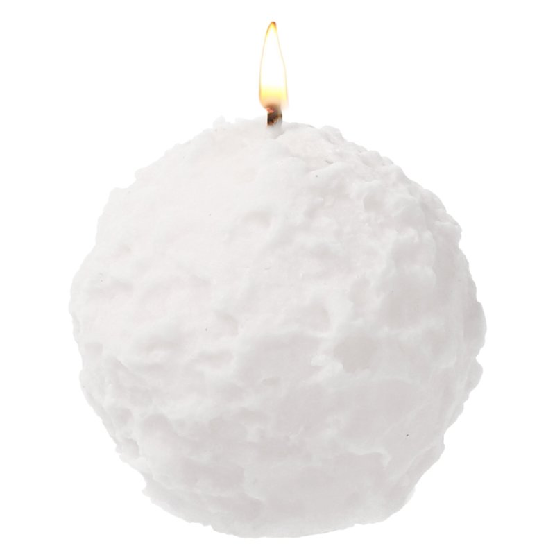 Molde velas navidad, Bola de nieve 3D