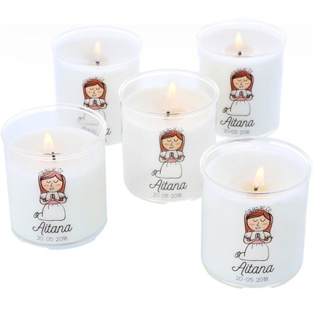 Velas para 1ª comunhão menina