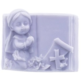 Molde niña con biblia Molde niña con biblia