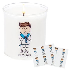 Autocollants de communion pour enfants personnalisables