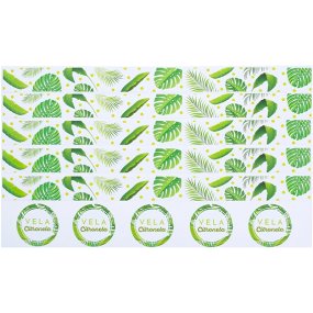 Pegatinas para velas de citronela Pegatinas para velas de citronela