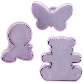 Ensemble de coupe-pâtes 3 animaux fantaisie