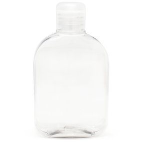 Garrafa pet petaca 250ml tampa flip-top