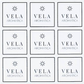 Adesivos minimalistas para velas