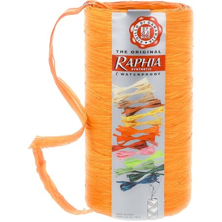 Fita de rafia laranja