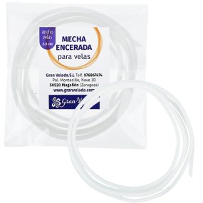 Pavio encerado para velas 2-3 cm Pavio encerado para velas 2-3 cm