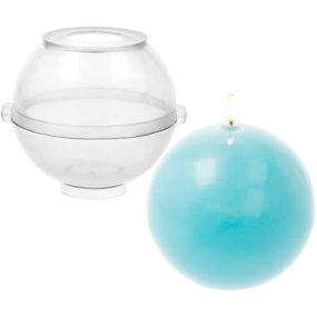 Molde transparente redondo para velas 7 cm Molde transparente redondo para velas 7 cm