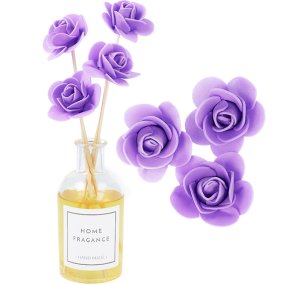 Vareta mikado com flor violeta