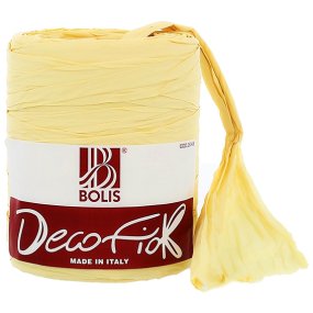 Fita decofiok cor baunilha Fita decofiok cor baunilha