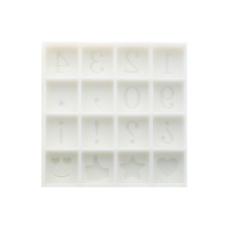 Molde de numeros y letra