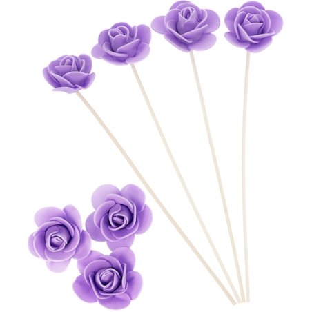 Varillas recambio mikado con flor violeta