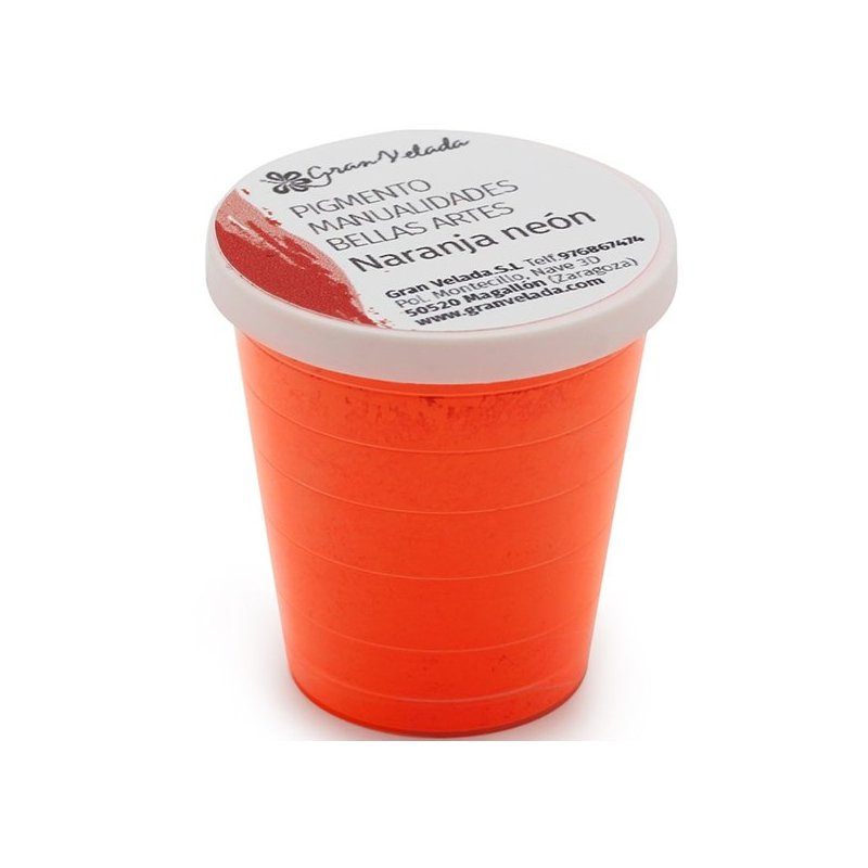 Pigment orange fluo pour l’artisanat