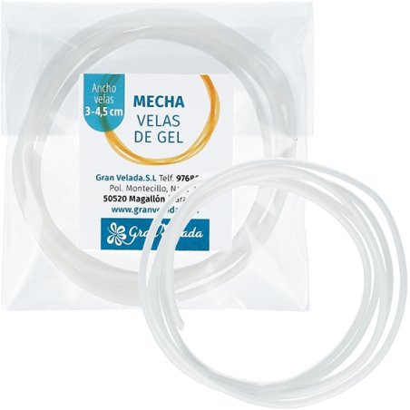 Pavio para velas de gel 3 a 4,5 cm