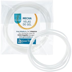 Mèche pour bougies en gel 4-5,5 cm