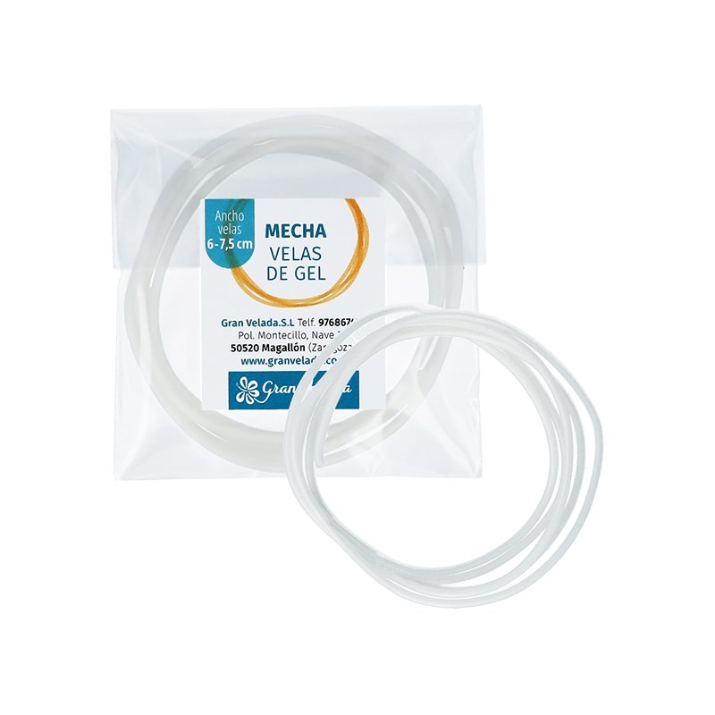 Mèche pour bougies en gel 6-7,5 cm