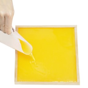 Bastidor para sabao e cera