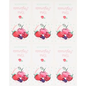 Pegatinas saquito perfumado frutos rojos Pegatinas saquito perfumado frutos rojos