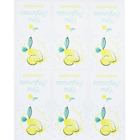 Pegatinas saquito perfumado limon Pegatinas saquito perfumado limon