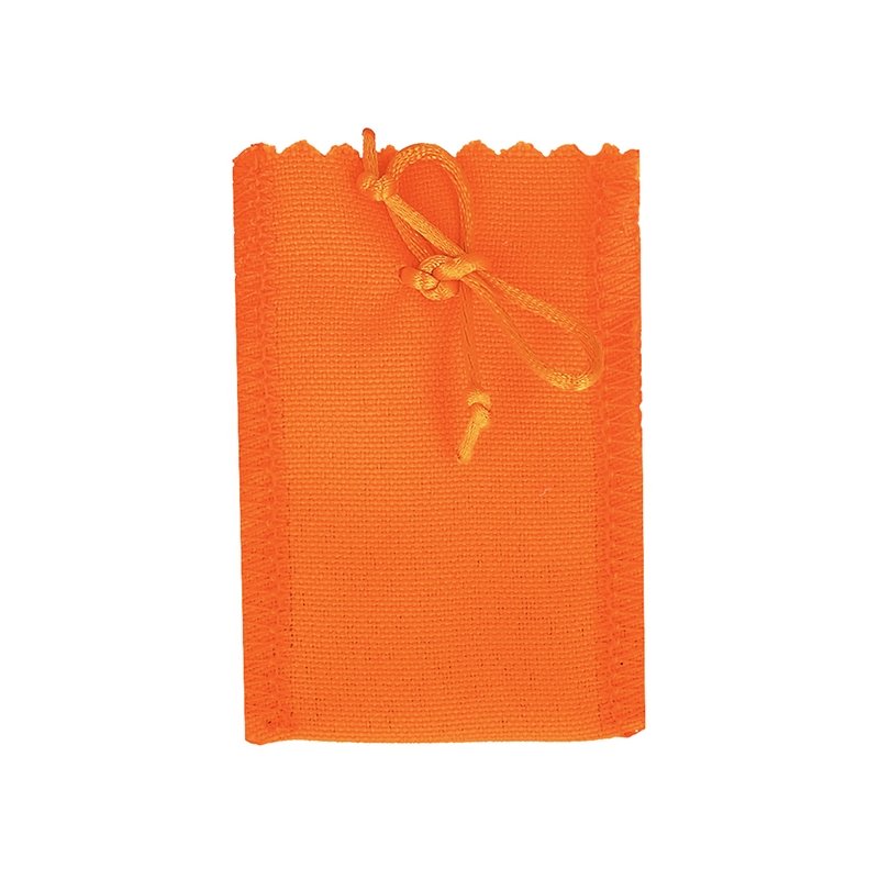Saquinhos para amuletos laranja