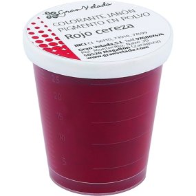Poudre de pigment de savon rouge cerise