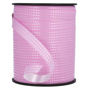 Cinta para lazos cuadrille rosa Cinta para lazos cuadrille rosa