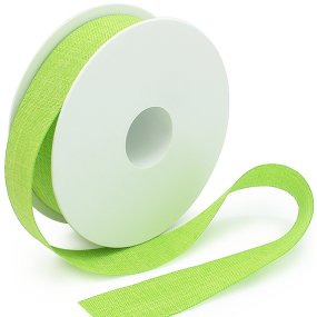 Ruban rustique en coton pistache Ruban rustique en coton pistache