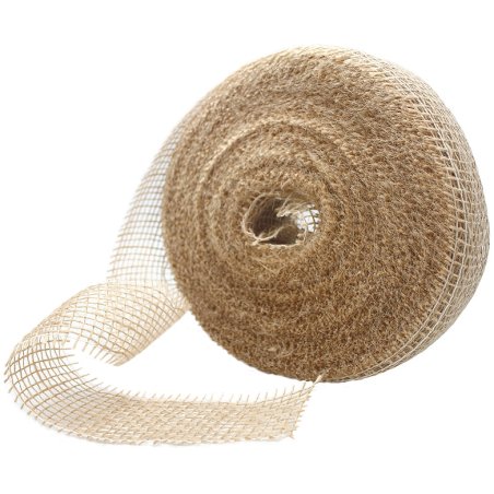 Ruban de jute de couleur naturelle