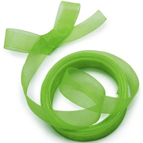 Cinta de organza pistacho Cinta de organza pistacho