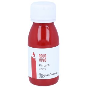 Pintura rojo vivo para velas Pintura rojo vivo para velas