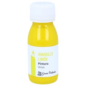 Pintura amarillo limon para velas Pintura amarillo limon para velas