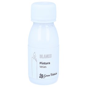 Pintura Especial Branca para velas (pátina)