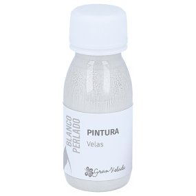 Pintura para velas blanco perlado Pintura para velas blanco perlado