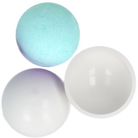 Molde bomba de banho esfera pvc 7,5 cm