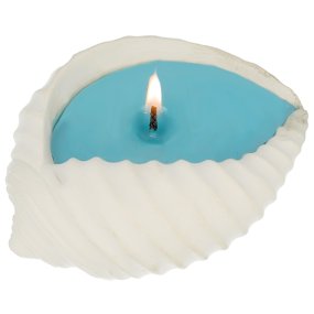 Molde porta-velas caracol