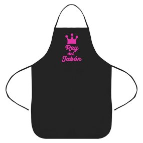Tablier noir roi du savon