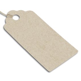 Etiquetas com cordao 9x4 cm