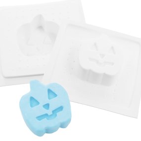 Molde bomba de baño calabaza sonriente Molde bomba de baño calabaza sonriente