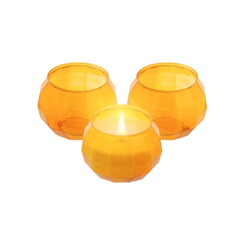 Envase velas naranja