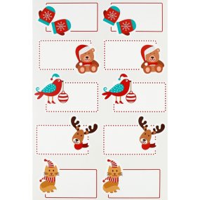 Pegatinas navideñas para poner el nombre Pegatinas navideñas para poner el nombre