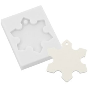 Molde floco de neve figura para pendurar
