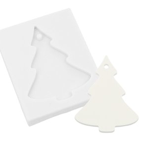 Molde abeto sencillo figura para colgar Molde abeto sencillo figura para colgar