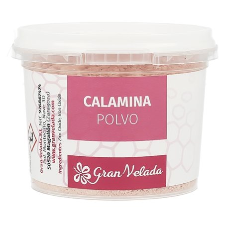 Calamina em pó cosmético