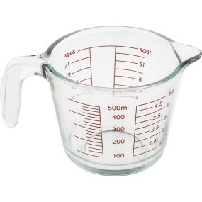 Jarra medidora cristal 500 ml Jarra medidora cristal 500 ml