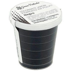 Pigment en poudre noire pour savon