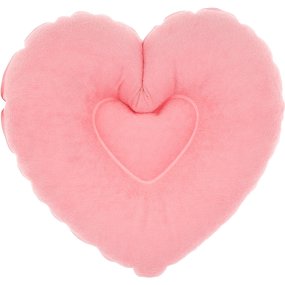 Oreiller pour baignoire coeur
