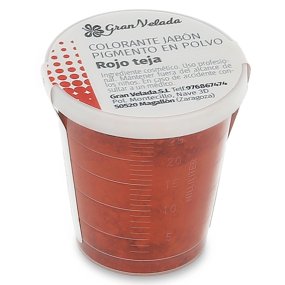Pigmento en polvo rojo teja para jabon Pigmento en polvo rojo teja para jabon