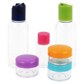 Conjunto de 6 recipientes de viagem