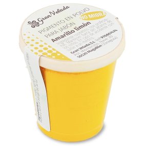 Pigment poudre savon jaune citron