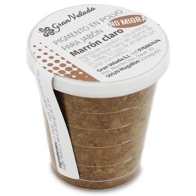 Pigment en poudre brun clair pour savon