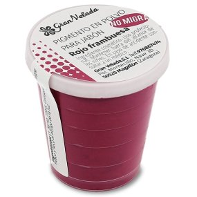 Pigment de poudre de savon rouge framboise